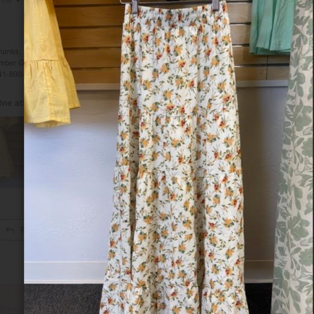 Peach Nectar Circular Skirt